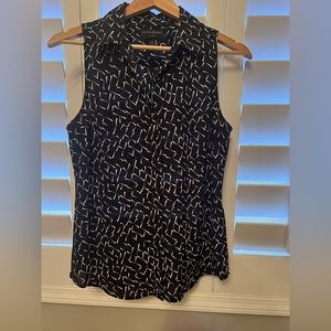Banana Republic Sleeveless button down blouse